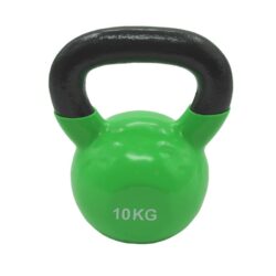 10Kg Iron Vinyl Kettlebell Weight – Gym Use Russian Cross Fit Strength Training