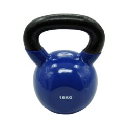 16Kg Iron Vinyl Kettlebell Weight – Gym Use Russian Cross Fit Strength Training