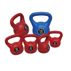 2+2+4+6+8+10kg – Total 32kg Kettlebell Weight Set – Home Gym Kettle Bell