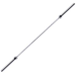 20kg 2.2m Olympic Barbell 700lb Includes Collars Bar Standard Weight Lifting 7ft