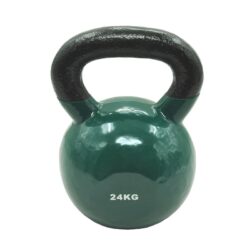 24kg Cast Iron Vinyl Kettlebell Weight – Home Gym Cross Fit Strength Training