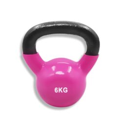 6Kg Iron Vinyl Kettlebell Weight – Gym Use Russian Cross Fit Strength Training