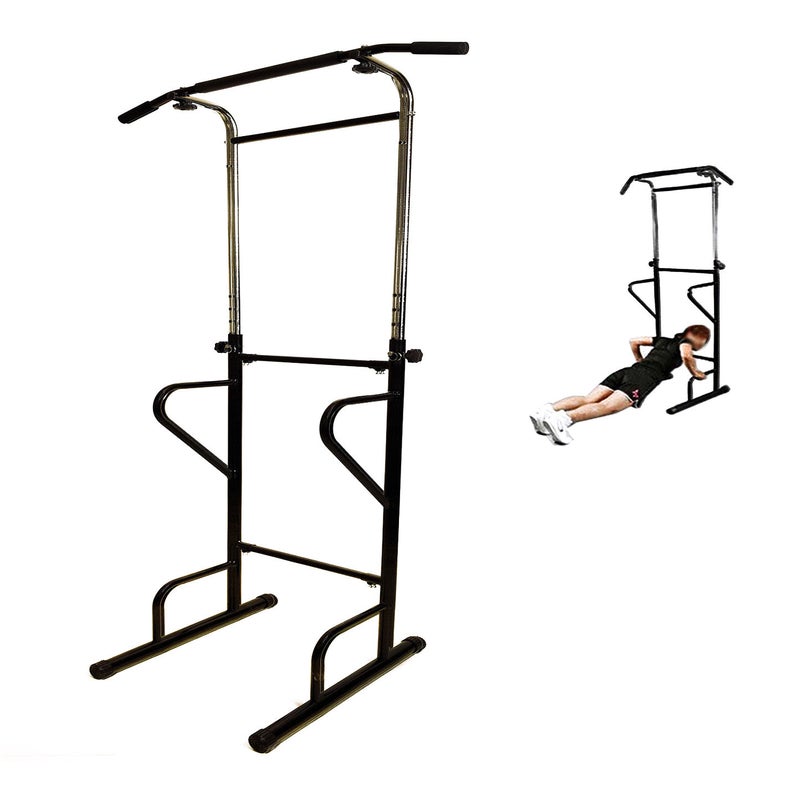 Adjustable Power Tower Dip Bar Chin Up Pull Up Stand Fitness Station