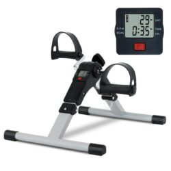 ADVWIN Mini Pedal Bike Portable Folding Pedal Exerciser Under Desk Bike Leg and Arm Workout w/ Adjustable Resistance