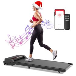 ADVWIN Walking Pad, Electric Treadmill Walking Pads Home Office Gym Exercise Fitness, Bluetooth Speaker, APP Control and Remote Control, 120KG…