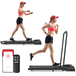 ADVWIN Walking Pad, Electric Treadmill Walking Pads Home Office Gym Exercise Fitness, APP Control and Remote Control, 120KG Capacity