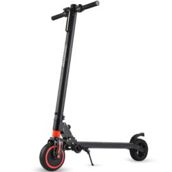 ALPHA Carbon Gen III 250W 10Ah Electric Scooter Suspension, for Adults or Teens, Black/Red