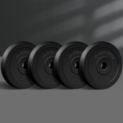 BLACK LORD 10-35kg Adjustable Dumbbell Set Rubber Weight Plates Lifting Bench