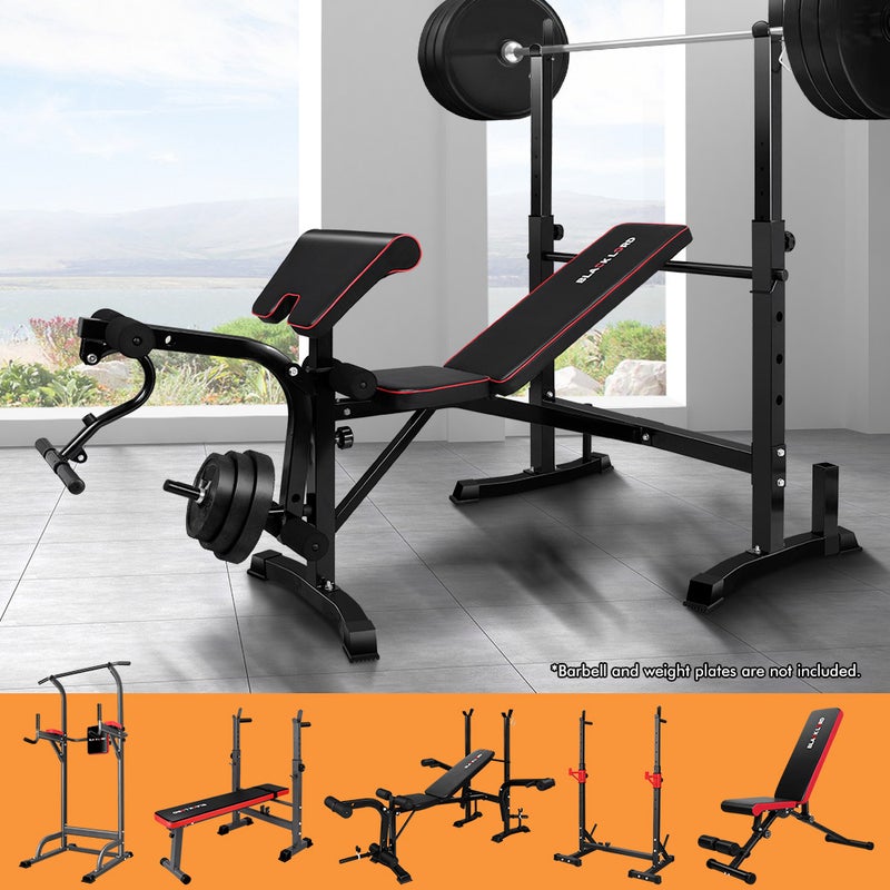 BLACK LORD Weight Bench Squat Rack Sit-up Bench Chin Up Bench Press Benches