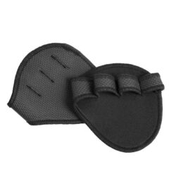 Catzon Neoprene Half Finger Gloves Grip Pad Weightlifting Gym Workout Breathable Gloves-Black
