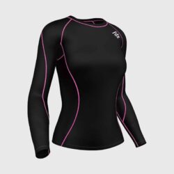 Fdx Monarch Pink Women’s Base Layer Long Sleeve Compression Top