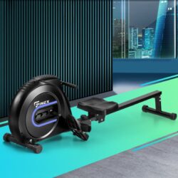 Finex Rowing Machine Elastic Rope Resistance Rower Adjustable Home Gym Cardio