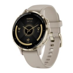 Garmin Venu 3S Smart Sports Watch (French Grey/Soft Gold, 41mm)