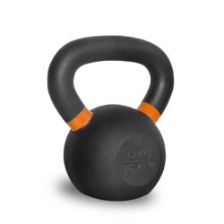 Hacienda 12kg Kettlebell Weight (Orange) for Gym & Exercise, Wide & Secure Base