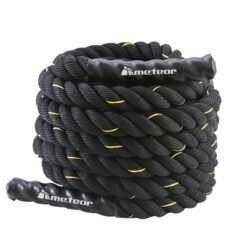 METEOR Essential Battle Rope for exercise – battling ropes,gym rope,gym ropes,training rope,exercise rope in 38mm Thickness – battle rope anchor…