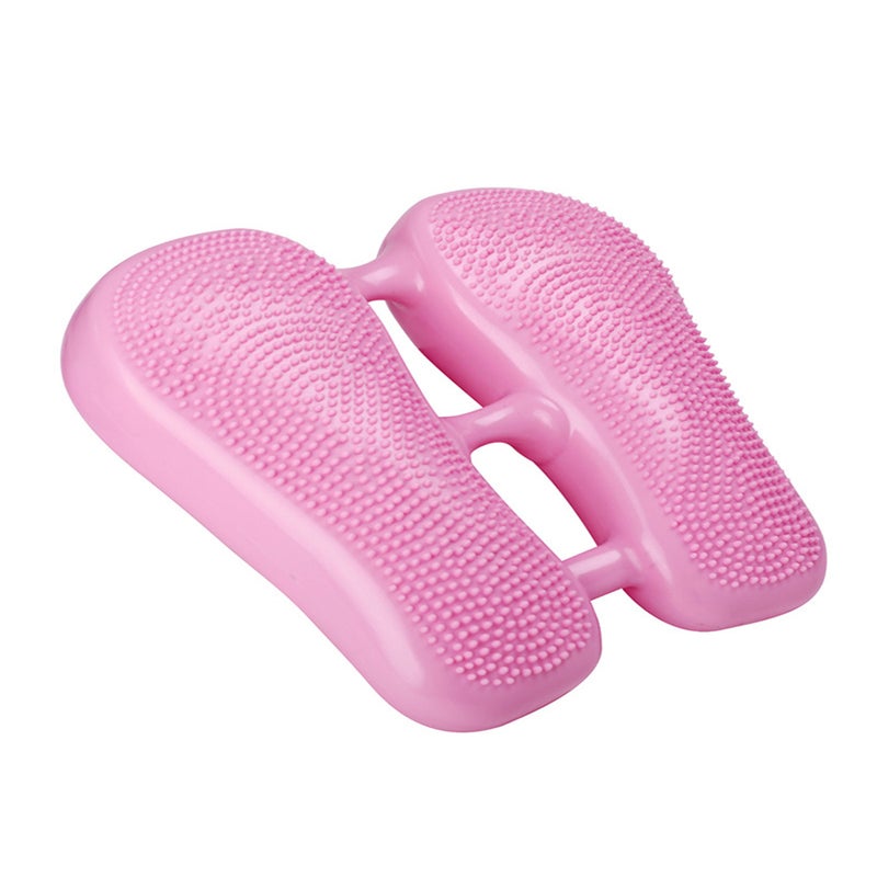 Pink Inflatable Foot Stepper Home Pedal Female Sports Fat Reduction Machine Fitness Equipment To Stimulate Acupuncture Points
