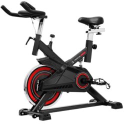 PROFLEX Spin Bike Commercial Flywheel Exercise Home Workout Gym – Red