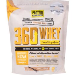 Protein Supplies Australia 360 Whey Protein Powder Vanilla Bean 1kg